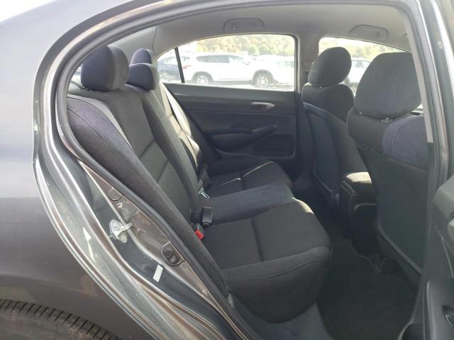 2HGFA16629H329060 - 2009 HONDA CIVIC LX-S Сұр фото 6