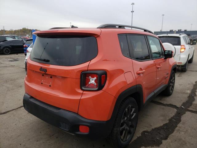 ZACCJABT6GPC70085 - 2016 JEEP RENEGADE L ORANGE photo 4