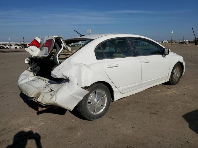 JHMFA36286S000406 - 2006 HONDA CIVIC HYBR WHITE photo 4