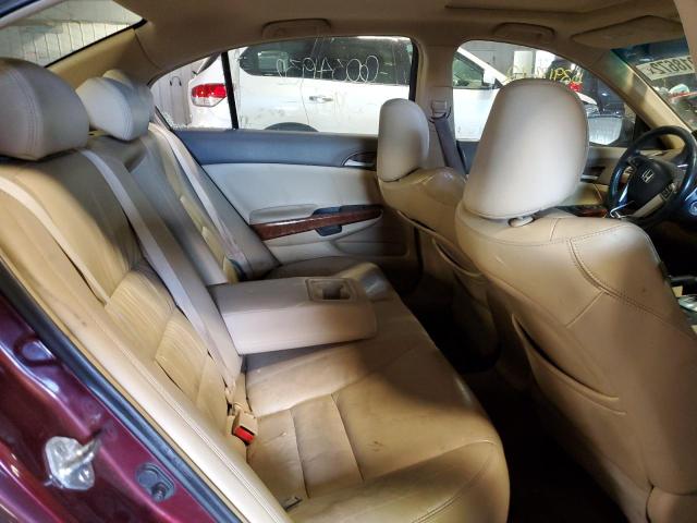 1HGCP36878A048447 - 2008 HONDA ACCORD EXL MAROON photo 6