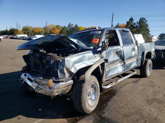 1GCHK23D56F220537 - 2006 CHEVROLET SILVERADO2 BLUE photo 2