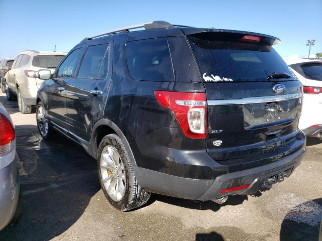 1FM5K7D82EGC10456 - 2014 FORD EXPLORER X BLACK photo 3