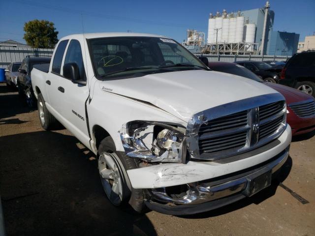 1D7HA18P07J599631 - 2007 DODGE RAM 1500 S WHITE photo 1