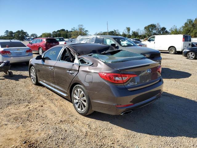 5NPE34AF6GH414565 - 2016 HYUNDAI SONATA SPO BROWN photo 3