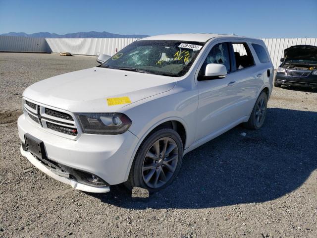 1C4RDHDG5FC737400 - 2015 DODGE DURANGO LI WHITE photo 2