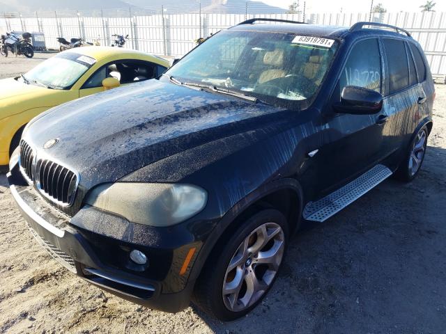 5UXFE835X7LZ45157 - 2007 BMW X5 4.8I BLACK photo 2