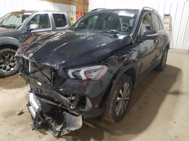 4JGFB4KB4MA549674 - 2021 MERCEDES-BENZ GLE 350 4M BLACK photo 2