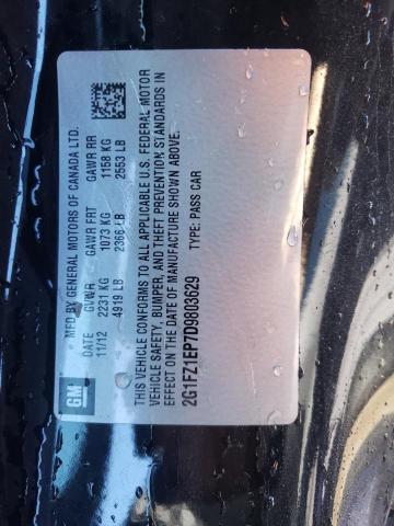 2G1FZ1EP7D9803629 - 2013 CHEVROLET CAMARO ZL1 黑色 照片 10