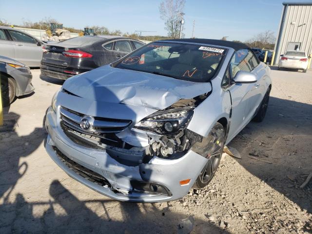 W04WH3N57HG089152 - 2017 BUICK CASCADA PR SILVER photo 2