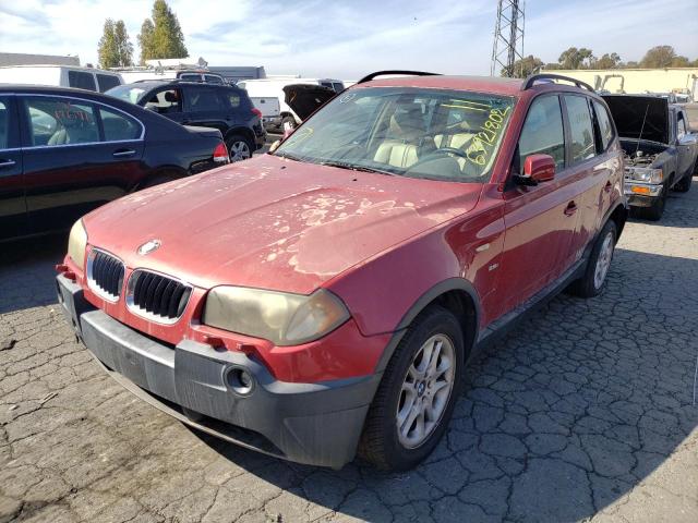 WBXPA73434WC44754 - 2004 BMW X3 2.5I BROWN photo 2