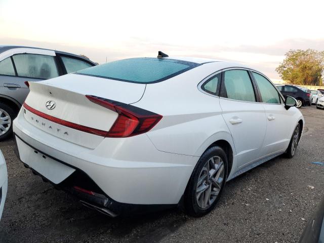 5NPEL4JA6MH104111 - 2021 HYUNDAI SONATA SEL WHITE photo 4