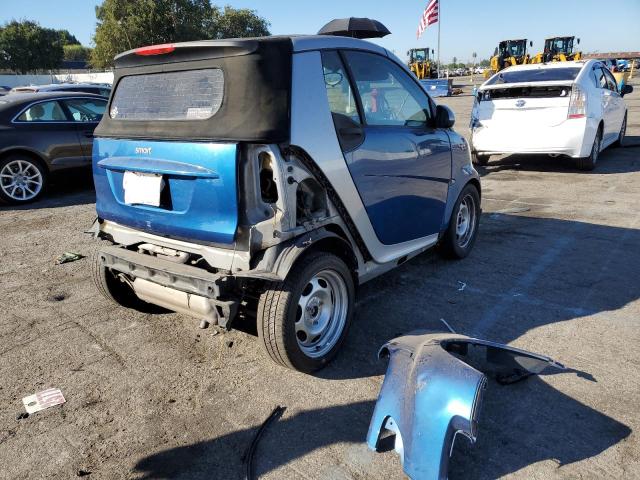 WMEEK31X78K100904 - 2008 SMART FORTWO PAS BLUE photo 4