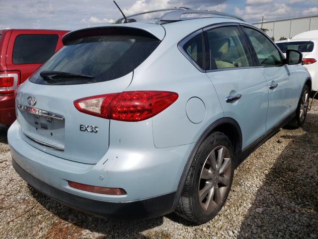 JN1AJ0HP2BM800994 - 2011 INFINITI EX35 BASE BLUE photo 4