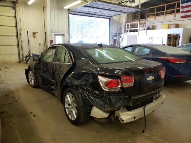 1G11G5SXXDF172703 - 2013 CHEVROLET MALIBU 3LT შავი ფოტო 3