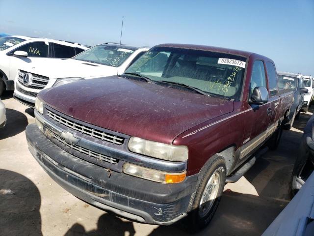 2GCEC19T511248525 - 2001 CHEVROLET 1500 SILVE BURGUNDY photo 2