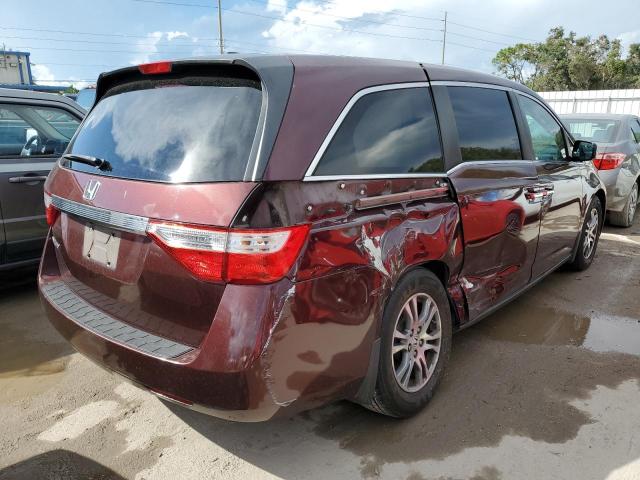 5FNRL5H65DB064353 - 2013 HONDA ODYSSEY EX BURGUNDY photo 4