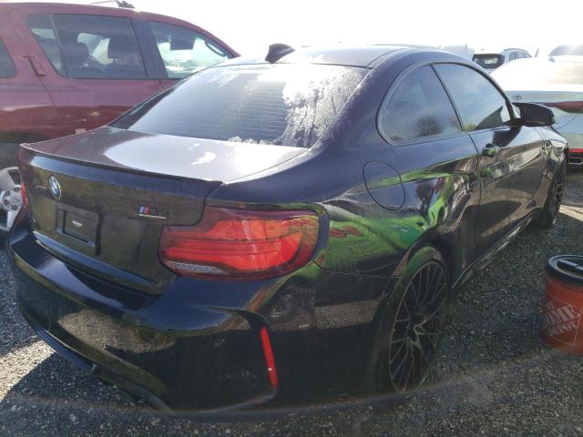 WBS2U7C01M7H49089 - 2021 BMW M2 COMPETI BLACK photo 4