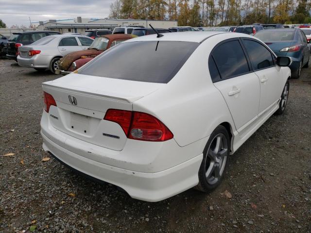 JHMFA36227S021138 - 2007 HONDA CIVIC HYBR WHITE photo 4