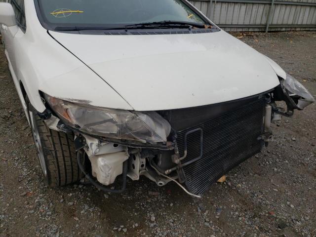 JHMFA36227S021138 - 2007 HONDA CIVIC HYBR WHITE photo 9