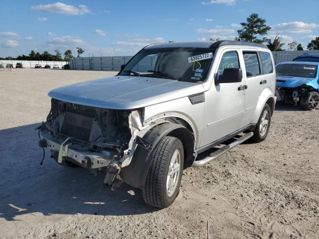 1D8GT28KX7W727047 - 2007 DODGE NITRO SXT SILVER photo 2