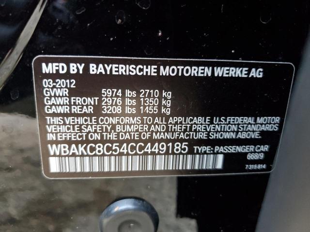 WBAKC8C54CC449185 - 2012 BMW ALPINA B7 BLACK photo 10
