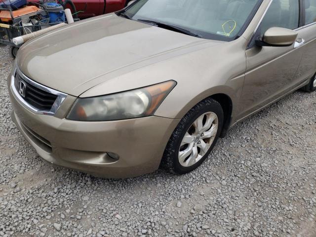 1HGCP36848A038152 - 2008 HONDA ACCORD EXL BEIGE photo 9