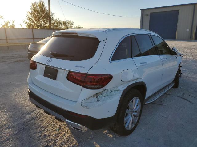 W1N0G8EBXMV323817 - 2021 MERCEDES-BENZ GLC 300 4M WHITE photo 4