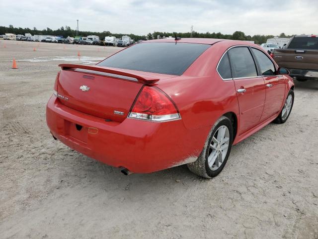 2G1WC5E3XD1151478 - 2013 CHEVROLET IMPALA LTZ RED photo 4