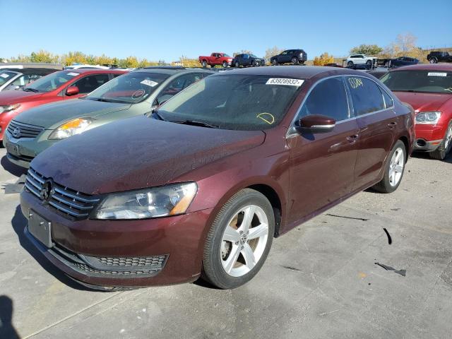 1VWAS7A39EC024106 - 2014 VOLKSWAGEN PASSAT S BURGUNDY photo 2