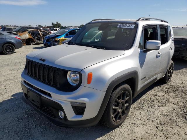 ZACNJABB9KPK19203 - 2019 JEEP RENEGADE L SILVER photo 2