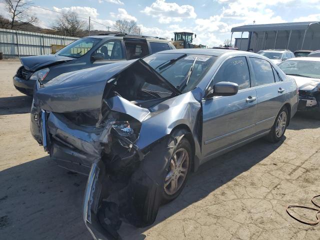 1HGCM56347A189676 - 2007 HONDA ACCORD SE BLUE photo 2