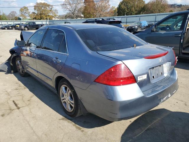 1HGCM56347A189676 - 2007 HONDA ACCORD SE BLUE photo 3