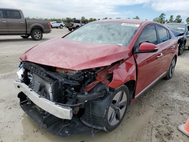 KMHC05LC8LU211987 - 2020 HYUNDAI IONIQ LIMI RED photo 2