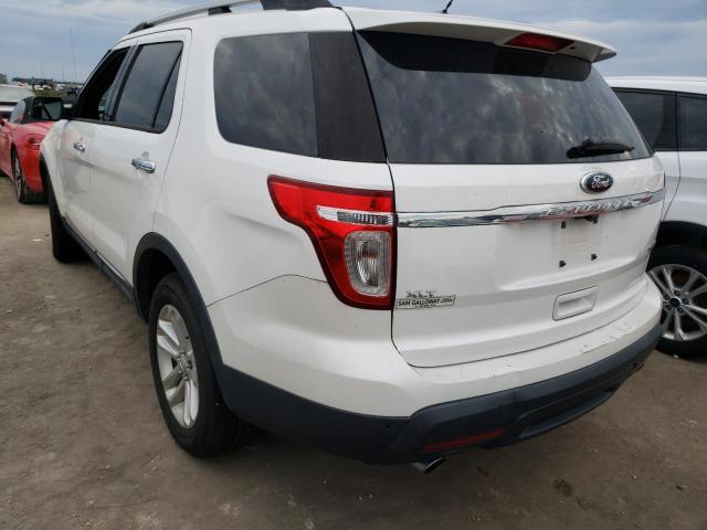 1FM5K7D95DGC37979 - 2013 FORD EXPLORER X WHITE photo 3