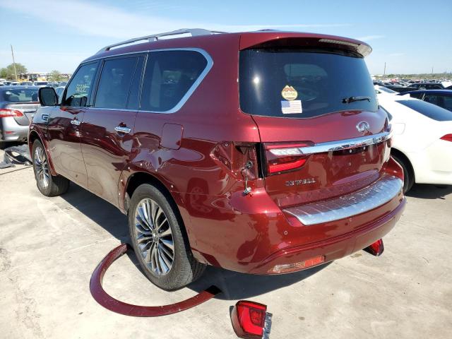 JN8AZ2NFXL9700566 - 2020 INFINITI QX80 LUXE MAROON photo 3