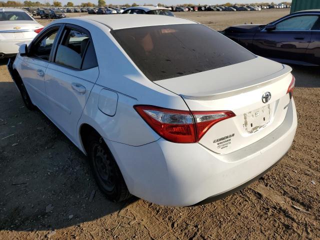 5YFBPRHE8EP028733 - 2014 TOYOTA COROLLA EC WHITE photo 3