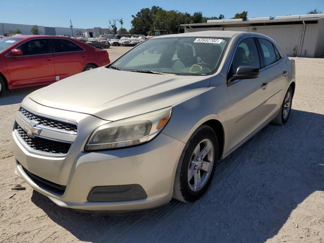 1G11B5SAXDF348238 - 2013 CHEVROLET MALIBU LS BEIGE photo 2