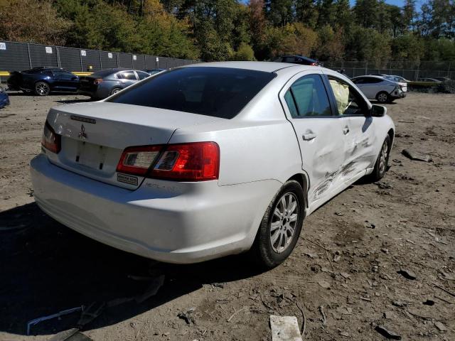 4A32B2FF6BE011968 - 2011 MITSUBISHI GALANT FE WHITE photo 4