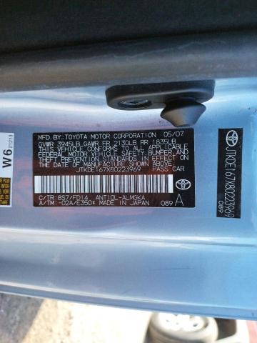 JTKDE167X80223969 - 2008 TOYOTA SCION TC 蓝色 照片 10