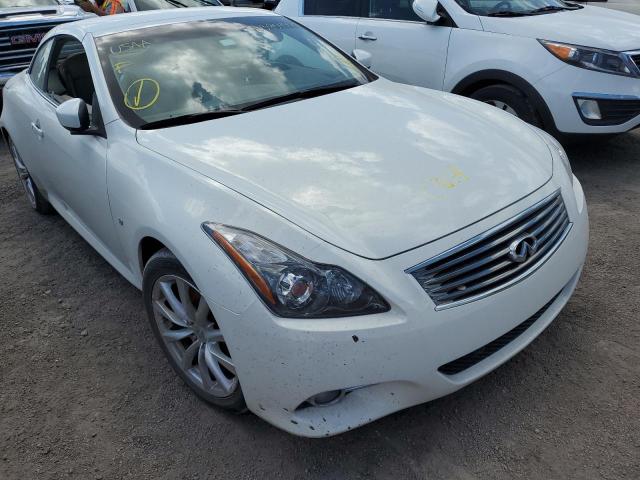 JN1CV6FEXEM900377 - 2014 INFINITI Q60 BASE WHITE photo 1