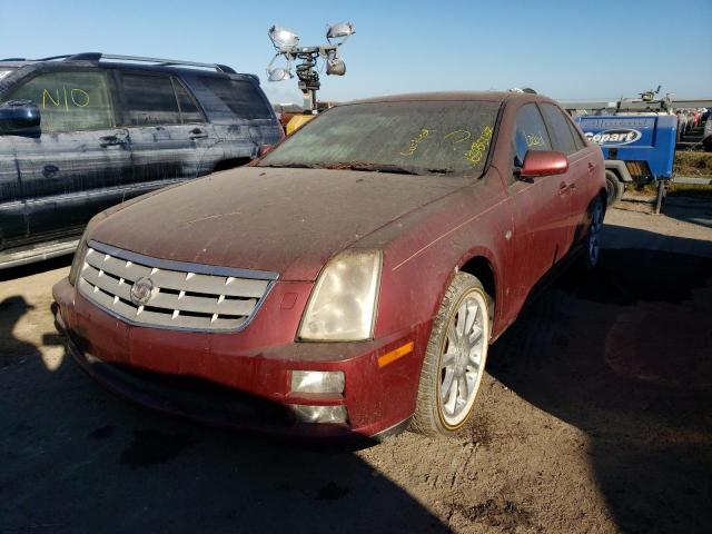 1G6DC67A660195091 - 2006 CADILLAC STS RED photo 2