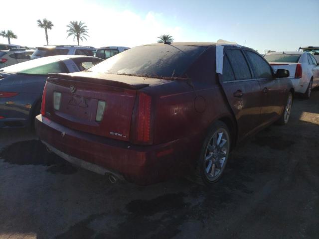 1G6DC67A660195091 - 2006 CADILLAC STS RED photo 4