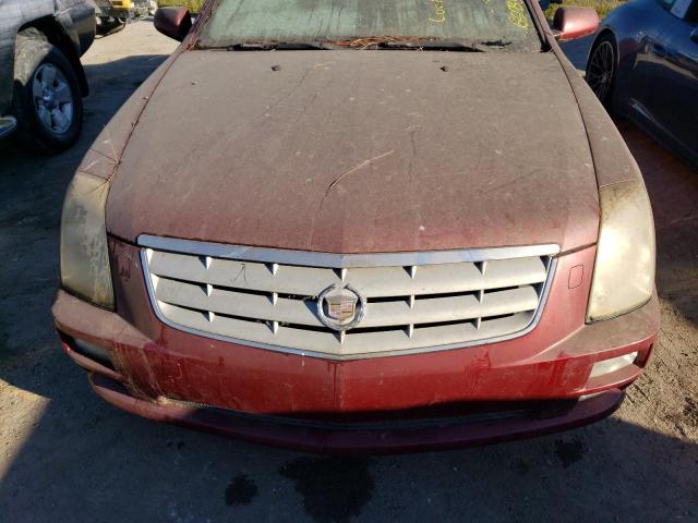 1G6DC67A660195091 - 2006 CADILLAC STS RED photo 7