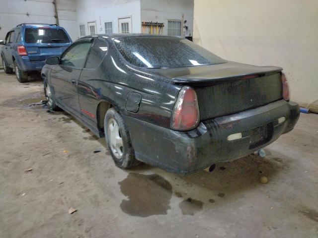 2G1WX12K7Y9298325 - 2000 CHEVROLET MONTE CARL 黑色 照片 3