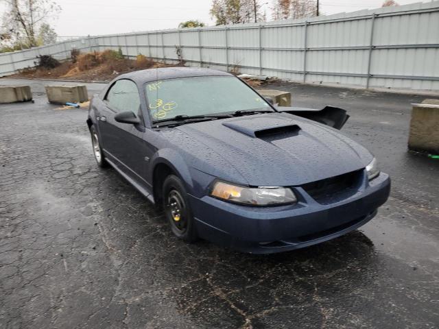 1FAFP42X21F141003 - 2001 FORD MUSTANG GT BLUE photo 1