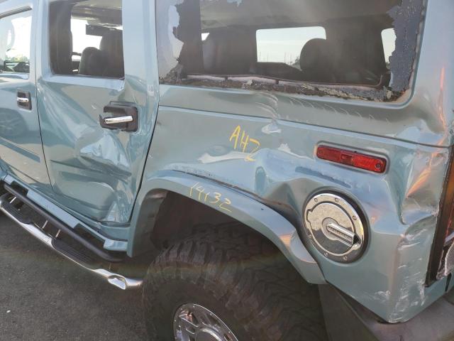 5GRGN23U77H102383 - 2007 HUMMER H2 TURQUOISE photo 9