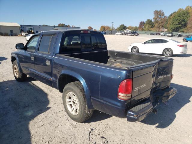 1D7HL38N03S325855 - 2003 DODGE DAKOTA QUA BLUE photo 3