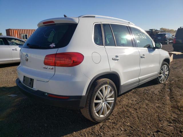 WVGAV3AXXEW598357 - 2014 VOLKSWAGEN TIGUAN WHITE photo 4