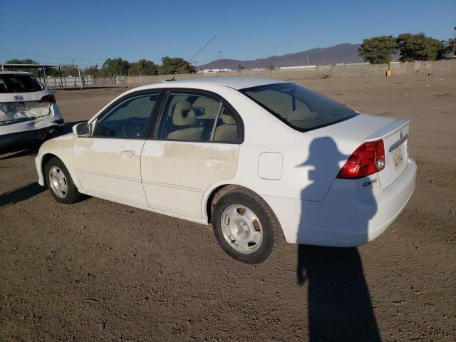 JHMES96603S027349 - 2003 HONDA CIVIC HYBR WHITE photo 2