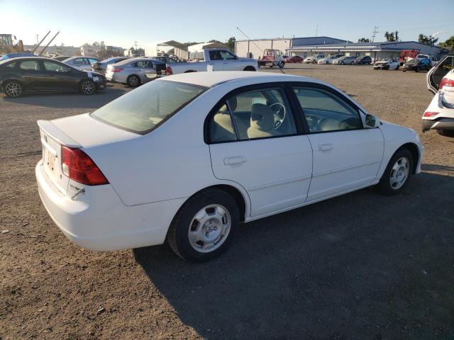 JHMES96603S027349 - 2003 HONDA CIVIC HYBR WHITE photo 3